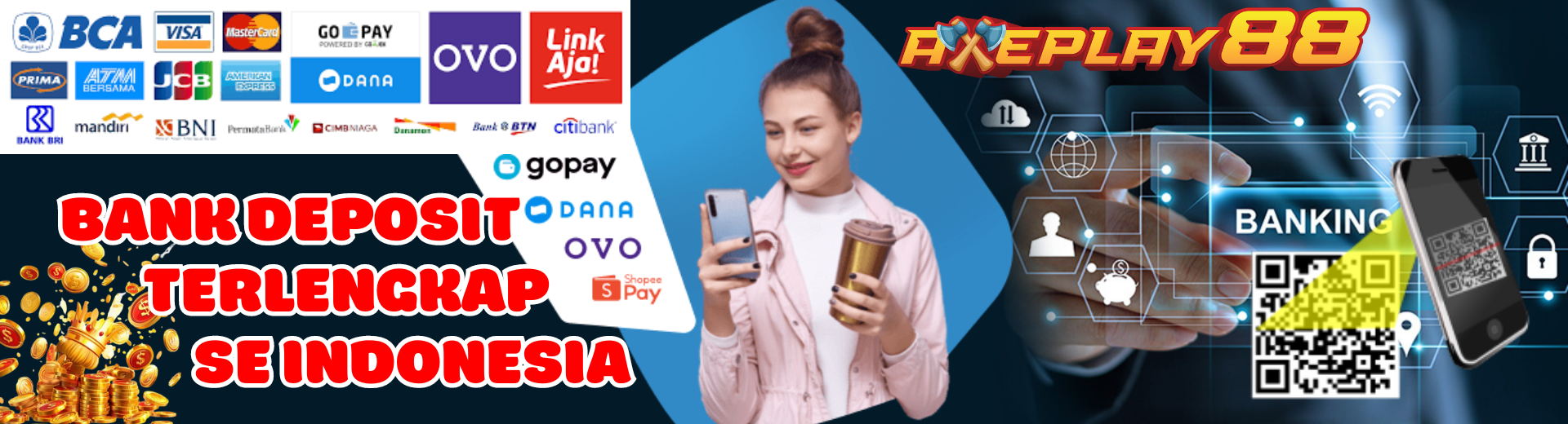 axeplay88 situs terbaik penyedia sistem metode deposit paling cepat dengan bank terlengkap hanya di agen axeplay88